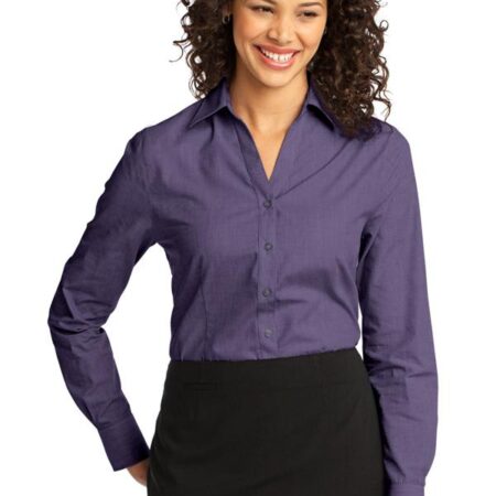 Port Authority Ladies Crosshatch Easy Care Shirt. L640