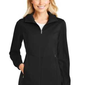 Port Authority Ladies Active Hooded Soft Shell Jacket. L719