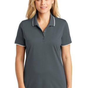 Port Authority Ladies Dry Zone UV Micro-Mesh Tipped Polo. LK111