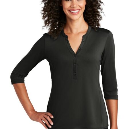 Port Authority  Ladies UV Choice Pique Henley LK750