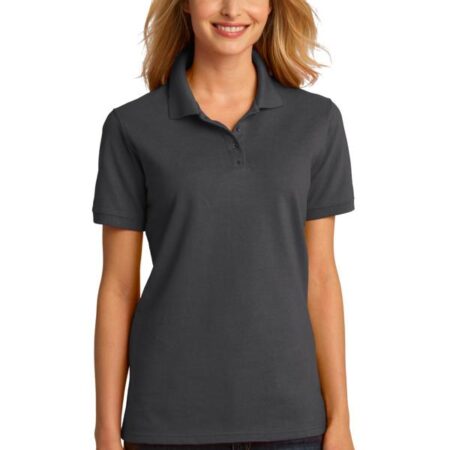 CLOSEOUT Port & Company Ladies Ring Spun Pique Polo. LKP150