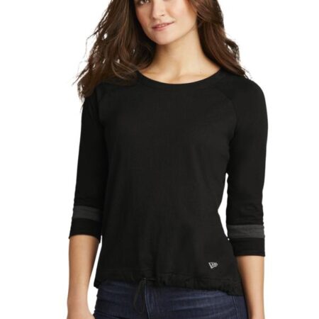New Era Ladies Tri-Blend 3/4-Sleeve Tee LNEA136