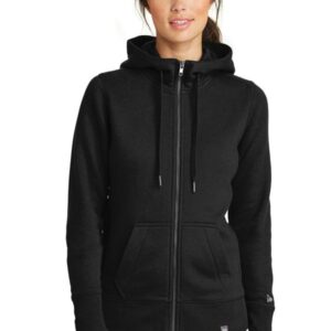 New Era Ladies French Terry Full-Zip Hoodie. LNEA502