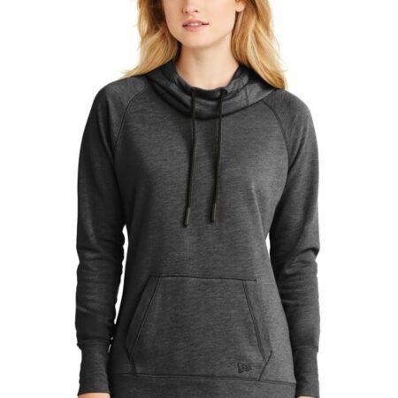 New Era Ladies Tri-Blend Fleece Pullover Hoodie. LNEA510