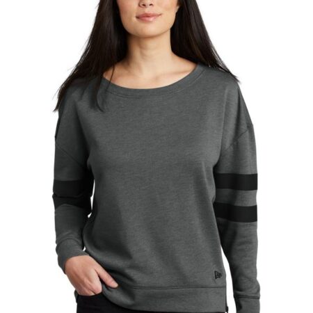 New Era Ladies Tri-Blend Fleece Varsity Crew LNEA513