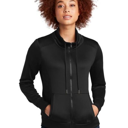 New Era Ladies Performance Terry Full-Zip Cowl LNEA530