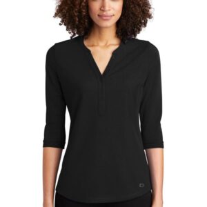 OGIO Ladies Jewel Henley LOG104