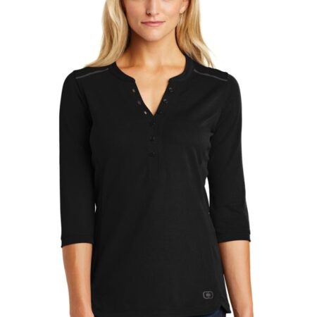 OGIO Ladies Fuse Henley. LOG132