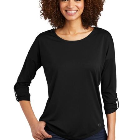 OGIO Ladies Gravitate Scoop 3/4-Sleeve . LOG141