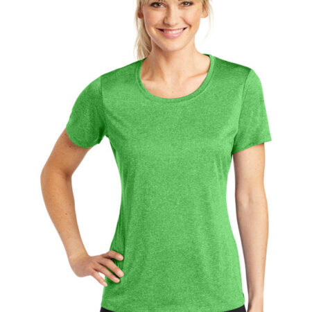 Sport-Tek Ladies Heather Contender Scoop Neck Tee. LST360