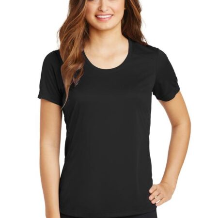 Sport-Tek Ladies PosiCharge Elevate Scoop Neck Tee. LST380