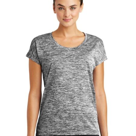 Sport-Tek Ladies PosiCharge Electric Heather Sporty Tee. LST390