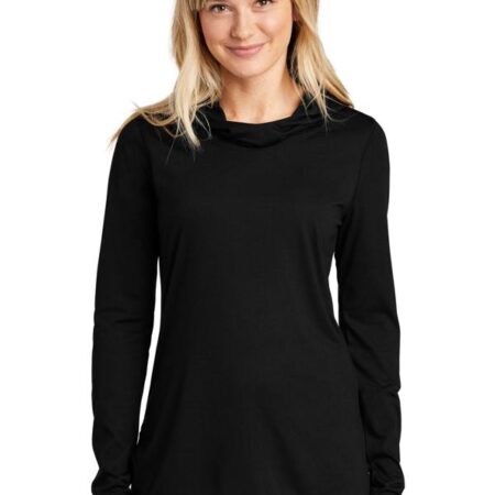Sport-Tek Ladies PosiCharge Tri-Blend Wicking Long Sleeve Hoodie LST406