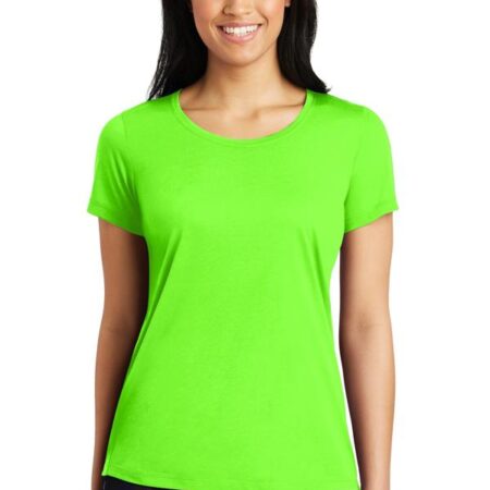 Sport-Tek Ladies PosiCharge Competitor Cotton Touch Scoop Neck Tee. LST450