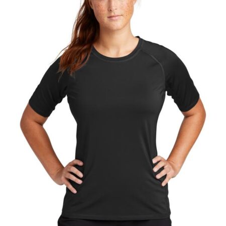 Sport-Tek Ladies Rashguard Tee. LST470