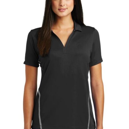 Sport-Tek Ladies Contrast PosiCharge Tough Polo. LST620