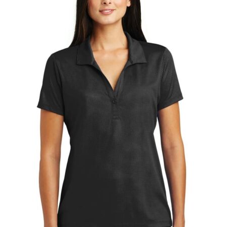 Sport-Tek Ladies Embossed PosiCharge Tough Polo. LST630