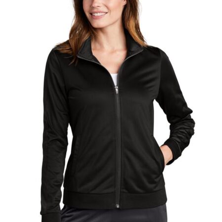 Sport-Tek Ladies Tricot Track Jacket. LST94