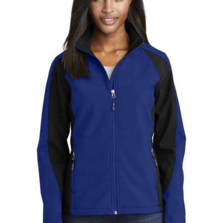 Sport-Tek Ladies Colorblock Soft Shell Jacket. LST970