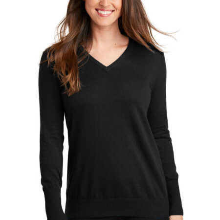 Port Authority Ladies V-Neck Sweater. LSW285