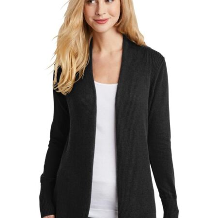 Port Authority Ladies Open Front Cardigan Sweater. LSW289