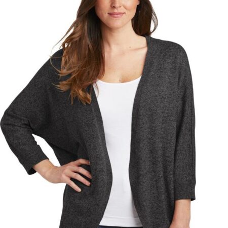 Port Authority Ladies Marled Cocoon Sweater. LSW416