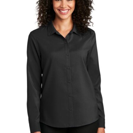 Port Authority Ladies Long Sleeve Performance Staff Shirt LW401