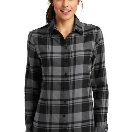 Port Authority Ladies Plaid Flannel Tunic . LW668