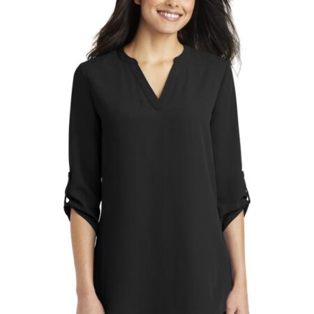 Port Authority Ladies 3/4-Sleeve Tunic Blouse. LW701