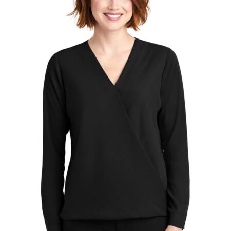 Port Authority Ladies Wrap Blouse. LW702