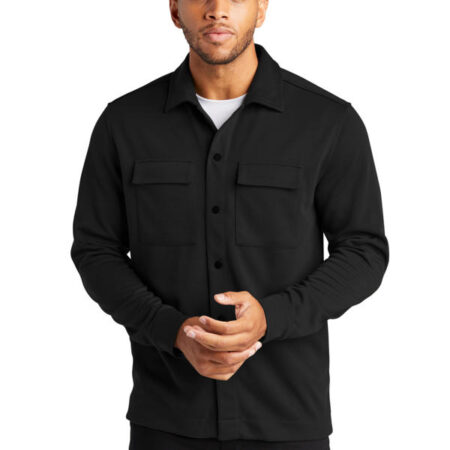 Mercer+Mettle Double-Knit Snap Front Jacket MM3004