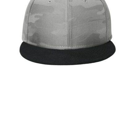 New Era Camo Flat Bill Snapback Cap NE407