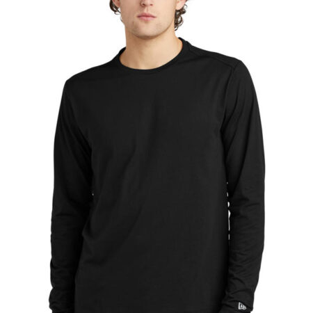 New Era Heritage Blend Long Sleeve Crew Tee. NEA102