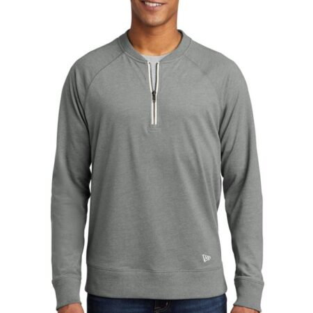 New Era Sueded Cotton Blend 1/4-Zip Pullover NEA123