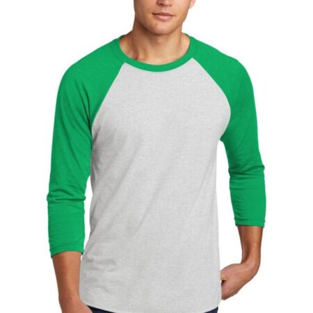 Next Level Apparel  Unisex Tri-Blend 3/4-Sleeve Raglan Tee. NL6051