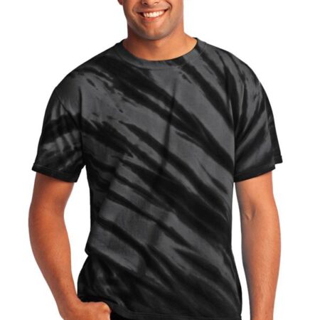 Port & Company - Tiger Stripe Tie-Dye Tee. PC148