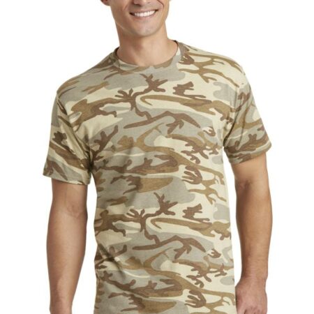 Port & Company Core Cotton Camo Tee. PC54C