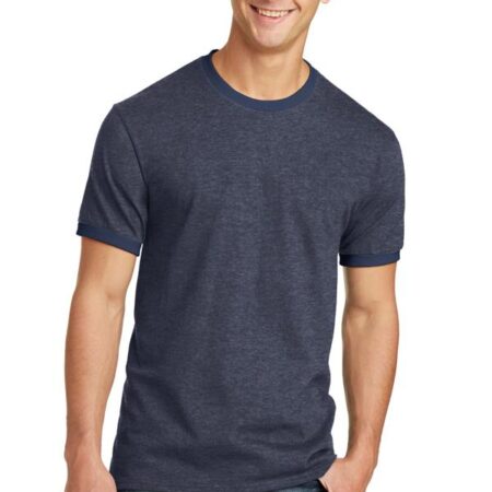 Port & Company Core Cotton Ringer Tee. PC54R