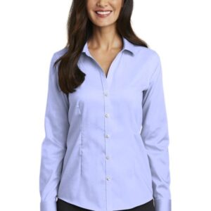 Red House Ladies Pinpoint Oxford Non-Iron Shirt. RH250