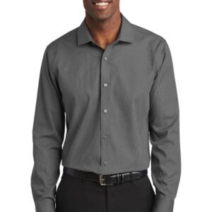 Red House Slim Fit Nailhead Non-Iron Shirt. RH390