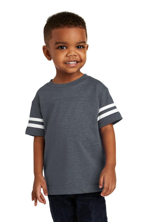 Rabbit Skins Toddler Football Fine Jersey Tee. RS3037