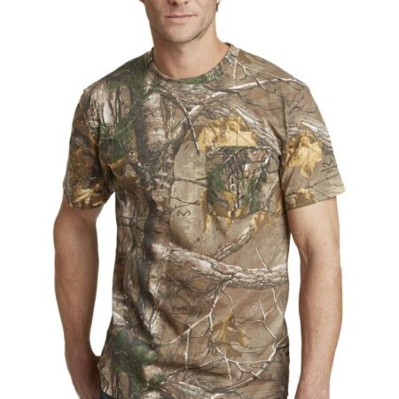 Russell Outdoors - Realtree Explorer 100% Cotton T-Shirt with Pocket. S021R