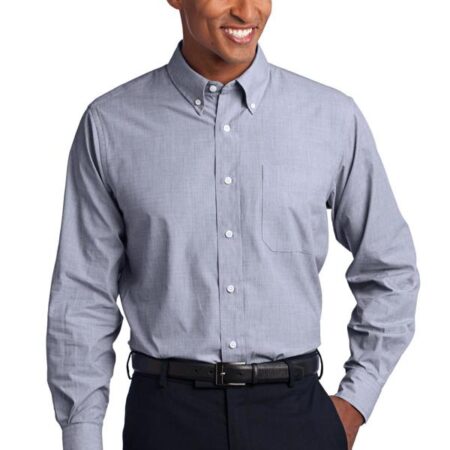 Port Authority Tall Crosshatch Easy Care Shirt. TLS640
