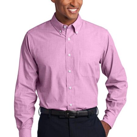 Port Authority Crosshatch Easy Care Shirt. S640
