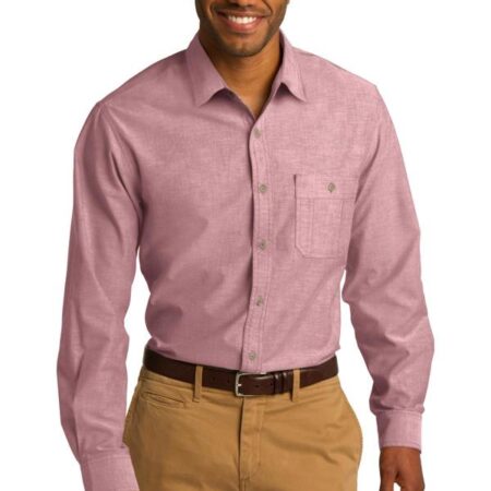 CLOSEOUT Port Authority Chambray Shirt. S653