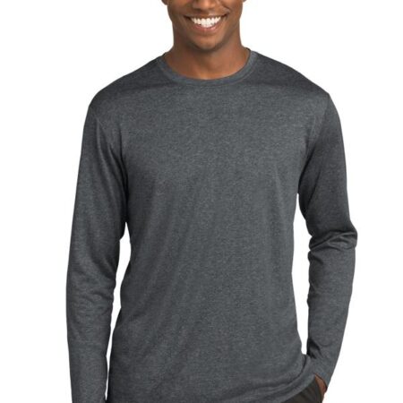 Sport-Tek Long Sleeve Heather Contender Tee. ST360LS