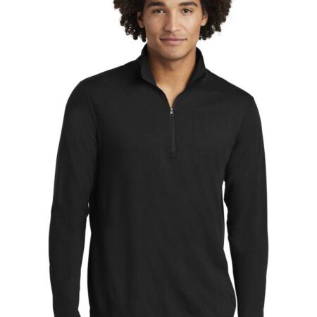 Sport-Tek PosiCharge Tri-Blend Wicking 1/4-Zip Pullover. ST407