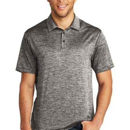 Sport-Tek PosiCharge Electric Heather Polo. ST590