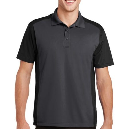 Sport-Tek Colorblock Micropique Sport-Wick Polo. ST652