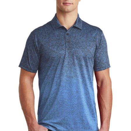 Sport-Tek Ombre Heather Polo. ST671